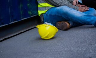 injured man